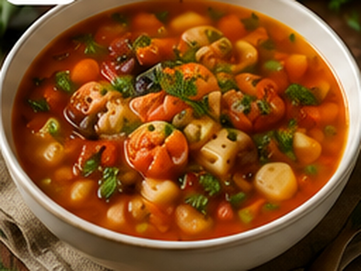Минестроне с овощами